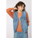 V CUT デニムベスト | RODEO CROWNS WIDE BOWL | 詳細画像14 