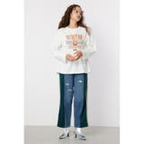 シャーリングプリントロングTシャツ | RODEO CROWNS WIDE BOWL | 詳細画像4 