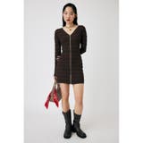 OPEN STITCH KNIT MINI ドレス | MOUSSY OUTLET | 詳細画像2 