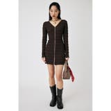 OPEN STITCH KNIT MINI ドレス | MOUSSY OUTLET | 詳細画像3 