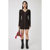 BRN | OPEN STITCH KNIT MINI ドレス | MOUSSY OUTLET