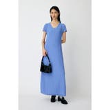 L/BLU1 | OPEN NECK MERMAID ドレス | MOUSSY OUTLET