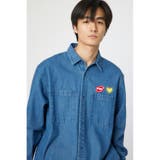 L/BLU1 | LAZYデニムシャツ | RODEO CROWNS WIDE BOWL
