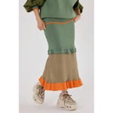 KHA | A-LIGHT フリル切替ニットスカート | RODEO CROWNS WIDE BOWL