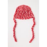 RED | FLUFFY CROCHET HEAD キャップ | MOUSSY OUTLET