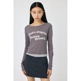 D/GRY3 | SHEER LAYERED ロングスリーブTシャツ | MOUSSY OUTLET