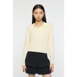 L/YEL1 | VELOUR TOUCH KNIT ポロ | MOUSSY OUTLET