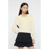 VELOUR TOUCH KNIT ポロ | MOUSSY OUTLET | 詳細画像4 