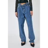 OVER WAIST ルーズストレートデニム | MOUSSY OUTLET | 詳細画像4