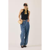 OVER WAIST ルーズストレートデニム | MOUSSY OUTLET | 詳細画像14