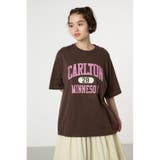 BRN | CARLTON ヴィンテージライクTシャツ | RODEO CROWNS WIDE BOWL