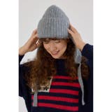 GRY | イヤーフラップニットキャップ | RODEO CROWNS WIDE BOWL