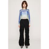 BLK | ASYMMETRY GATHER パンツ | SLY OUTLET