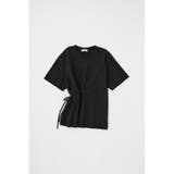 BLK | ウエストタイTシャツ オーガニックコットン使用 | MOUSSY OUTLET