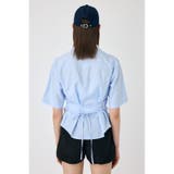 STRIPE BACK LACE UP シャツ | MOUSSY OUTLET | 詳細画像10