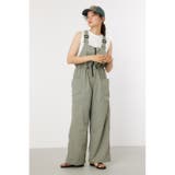 KHA | ウエストシャーリング ナイロンサロペット | RODEO CROWNS WIDE BOWL