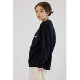 Frayed Lettering ニットトップス | RODEO CROWNS WIDE BOWL | 詳細画像3 