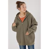 KHA | エンボスBIG ZIPパーカー | RODEO CROWNS WIDE BOWL