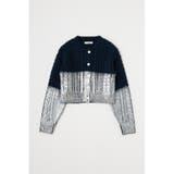 NVY | FOIL PRINT CABLE カーディガン | MOUSSY OUTLET