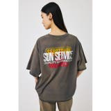 L/BLK1 | DAMAGED BACK LOGO Tシャツ | MOUSSY OUTLET