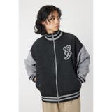 BLK | zipニットスタジャン | RODEO CROWNS WIDE BOWL