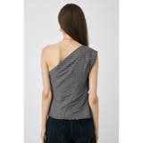 PLAID ONE SHOULDER ブラウス | MOUSSY OUTLET | 詳細画像8
