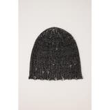 BLK | MIXダメージニットビーニー | RODEO CROWNS WIDE BOWL