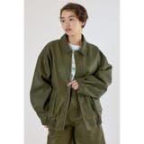 D/GRN3 | ヴィンテージフェイクレザーブルゾン | RODEO CROWNS WIDE BOWL