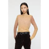 GRADATION CROPPED KNIT トップス | MOUSSY OUTLET | 詳細画像4 