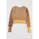GRADATION CROPPED KNIT トップス | MOUSSY OUTLET | 詳細画像6 