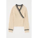 O/WHT1 | CABLE LINE ニット | MOUSSY OUTLET