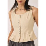 L/BEG1 | BUTTON UP デニムトップス | MOUSSY OUTLET