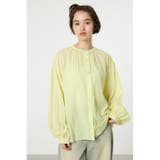 L/YEL1 | リネンライクロールアップシャツ | RODEO CROWNS WIDE BOWL