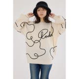 Embroideryラインロゴニットトップス | RODEO CROWNS WIDE BOWL | 詳細画像2