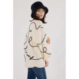 Embroideryラインロゴニットトップス | RODEO CROWNS WIDE BOWL | 詳細画像3