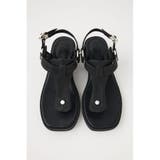 BLK | CHUNK HEEL THONG サンダル | MOUSSY OUTLET