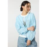 SAX | ノーカラーレースカーディガン | RODEO CROWNS WIDE BOWL