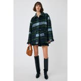 柄NVY5 | MIX シャツジャケット | MOUSSY OUTLET