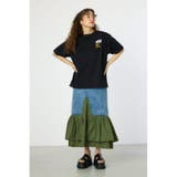 Overlap デニムアップリケTシャツ | RODEO CROWNS WIDE BOWL | 詳細画像20 