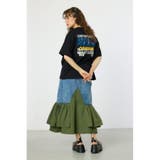 Overlap デニムアップリケTシャツ | RODEO CROWNS WIDE BOWL | 詳細画像21 