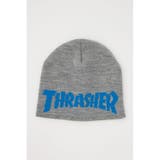 L/T.GRY1 | (THRASHER) ニットキャップ | RODEO CROWNS WIDE BOWL
