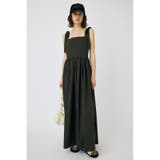 L/BLK1 | SHOULDER RIBBON LONG ワンピース | MOUSSY OUTLET