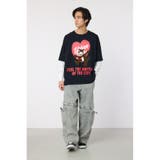 ハートパネルレイヤードロングスリーブTシャツ | RODEO CROWNS WIDE BOWL | 詳細画像27