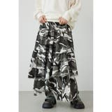 柄BLK5 | CAMOランダムティアードスカート | RODEO CROWNS WIDE BOWL