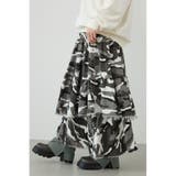 CAMOランダムティアードスカート | RODEO CROWNS WIDE BOWL | 詳細画像2 