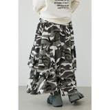 CAMOランダムティアードスカート | RODEO CROWNS WIDE BOWL | 詳細画像3 