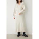 IVOY3 | フェイクレイヤードニットワンピース | RODEO CROWNS WIDE BOWL