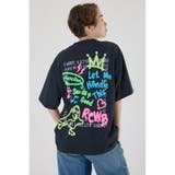 BLK | NEON GRAFFITI Tシャツ | RODEO CROWNS WIDE BOWL