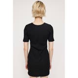 BI COLOR RIB CUT ショートワンピース | SLY OUTLET | 詳細画像11