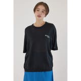 BLK | ルーズドルマンニットトップス | RODEO CROWNS WIDE BOWL